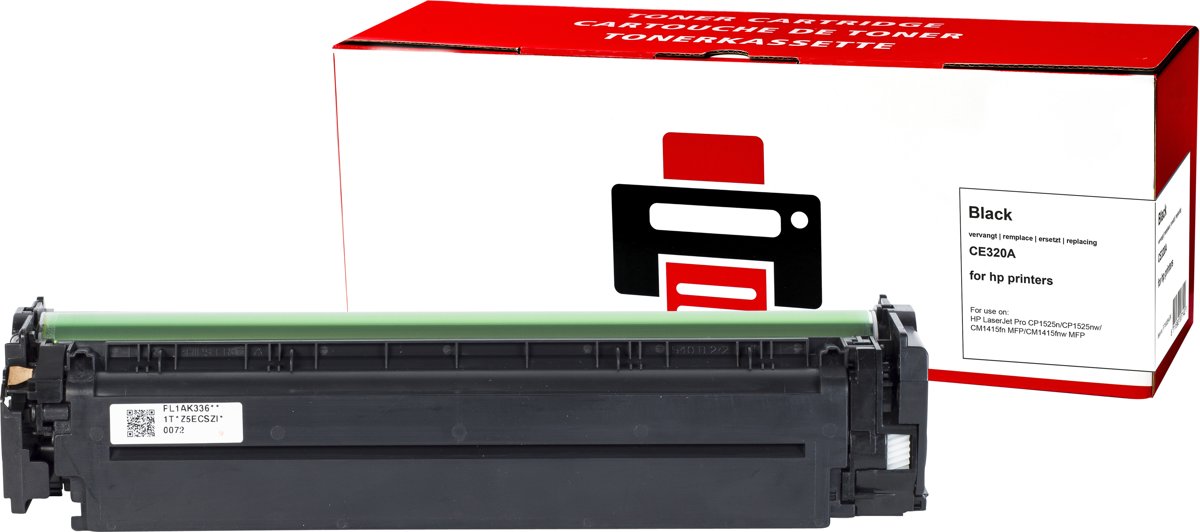 HP 128A (CE320A) toner |Zwart| - Pixeljet